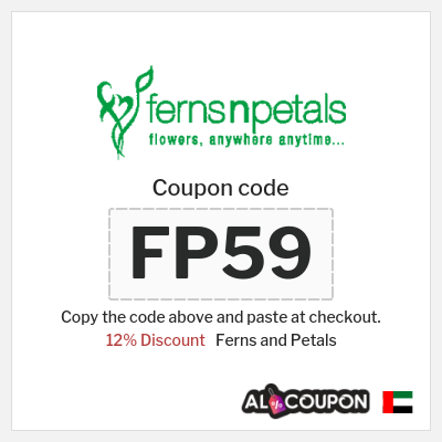 Coupon for Ferns and Petals (F37) 12% Discount