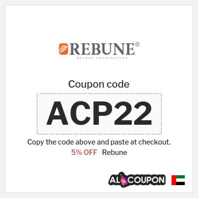 Rebune Coupon (ACP22) Exclusive Rebune promo code UAE