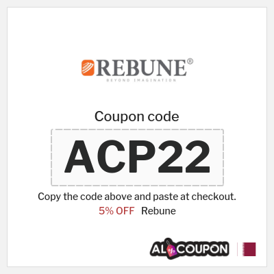 Rebune Coupon (ACP22) Exclusive Rebune promo code Qatar