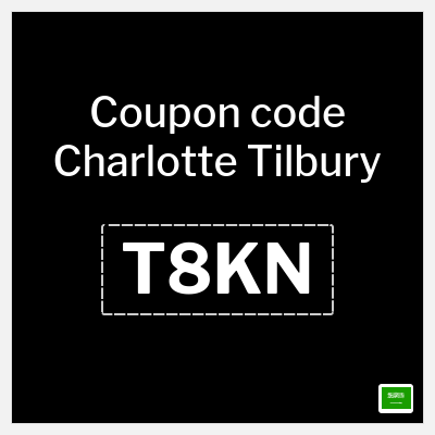 Coupon discount code for Charlotte Tilbury 15% OFF