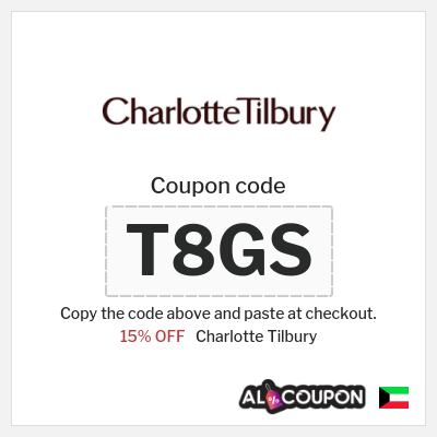 Coupon discount code for Charlotte Tilbury 15% OFF