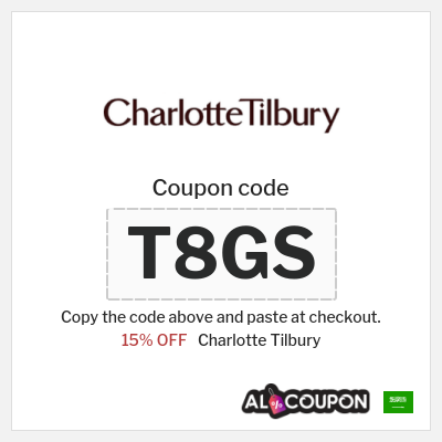 Coupon discount code for Charlotte Tilbury 15% OFF