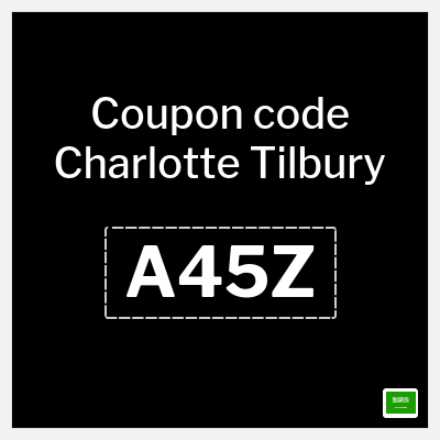 Coupon discount code for Charlotte Tilbury 10% OFF