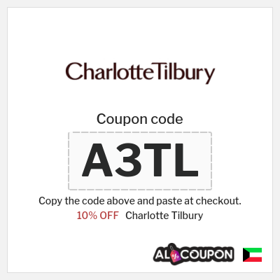 Coupon discount code for Charlotte Tilbury 10% OFF