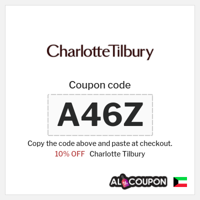 Coupon discount code for Charlotte Tilbury 10% OFF