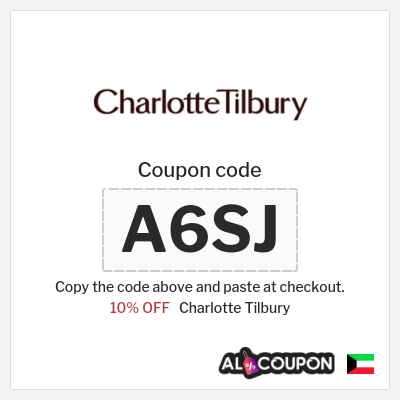 Coupon discount code for Charlotte Tilbury 10% OFF