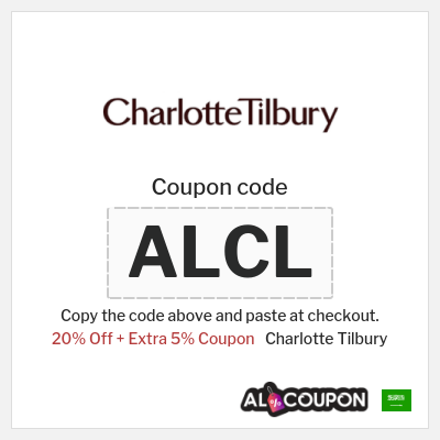 Coupon discount code for Charlotte Tilbury 5% Off Promo Codes