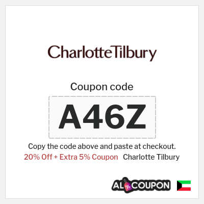 Coupon discount code for Charlotte Tilbury 5% Off Promo Codes