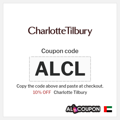Charlotte Tilbury Coupon (ALCL) Charlotte Tilbury Discount Code UAE