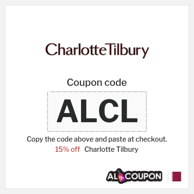 Charlotte Tilbury Coupon (ALCL) Charlotte Tilbury Discount Code Qatar