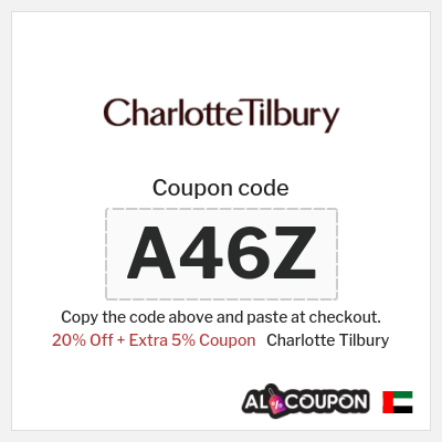 Coupon for Charlotte Tilbury (ALCL) 20% Off + Extra 5% Coupon