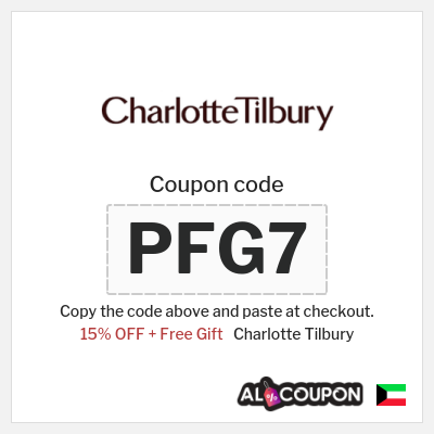 Charlotte Tilbury Coupon (PFG7) Charlotte Tilbury Promo Code on Full-Price Items + Free Gift