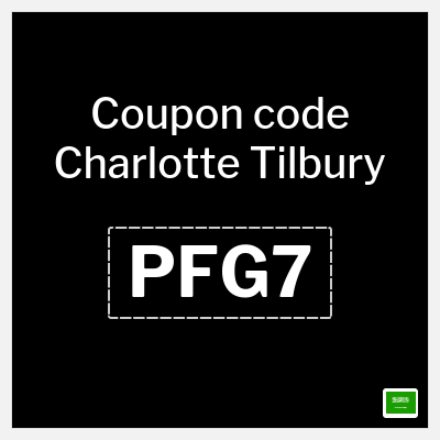 Coupon for Charlotte Tilbury (PFG7) 15% OFF + Free Gift