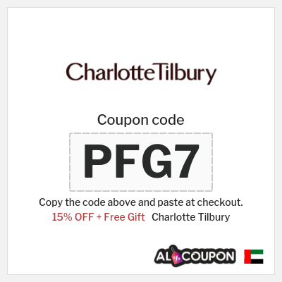Charlotte Tilbury Coupon (PFG7) Charlotte Tilbury Promo Code on Full-Price Items + Free Gift