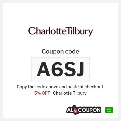 Coupon for Charlotte Tilbury (A6SJ) 5% OFF