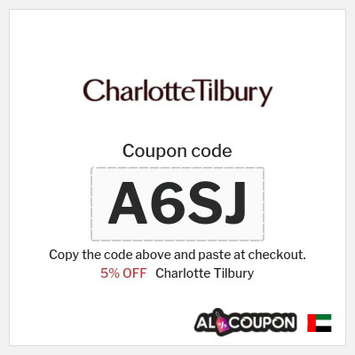 Coupon for Charlotte Tilbury (A6SJ) 5% OFF