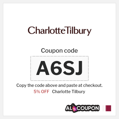 Coupon for Charlotte Tilbury (A6SJ) 5% OFF