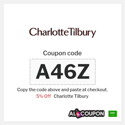 Coupon for Charlotte Tilbury (A46Z) 5% Off
