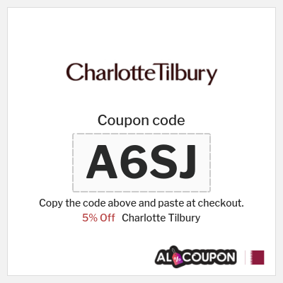 Coupon for Charlotte Tilbury (A6SJ) 5% Off