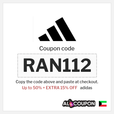 Coupon discount code for adidas Up to 50% Coupons & Discounts