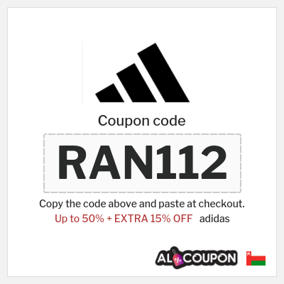 Coupon discount code for adidas Up to 50% Coupons & Discounts