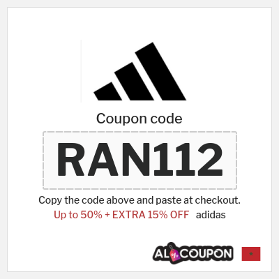 Coupon discount code for adidas Up to 50% Coupons & Discounts