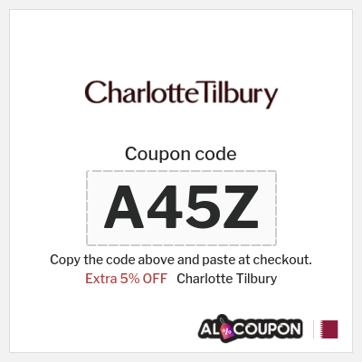Coupon for Charlotte Tilbury (A45Z) Extra 5% OFF
