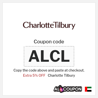 Coupon for Charlotte Tilbury (ALCL) Extra 5% OFF