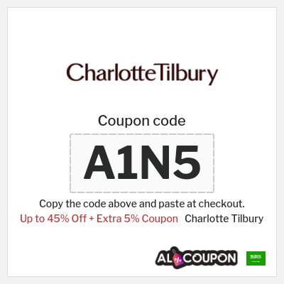 Coupon for Charlotte Tilbury (A3TL) 5% OFF