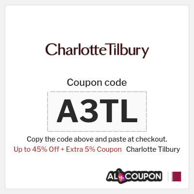 Coupon for Charlotte Tilbury (A3TL) Up to 45% Off + Extra 5% Coupon