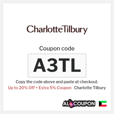 Coupon for Charlotte Tilbury (A3TL) Up to 20% Off + Extra 5% Coupon