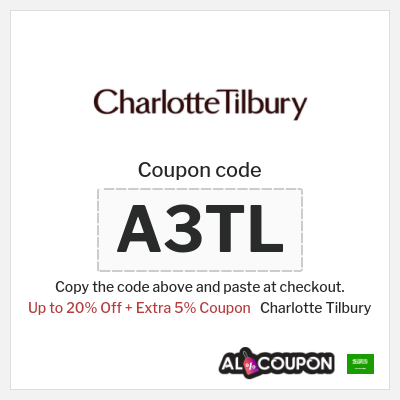 Coupon for Charlotte Tilbury (A3TL) Up to 20% Off + Extra 5% Coupon