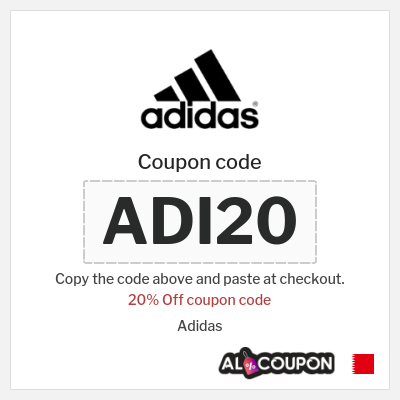 Coupon for Adidas (ADI20) 20% Off coupon code