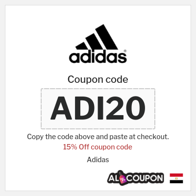 Coupon for Adidas (ADI20) 15% Off coupon code