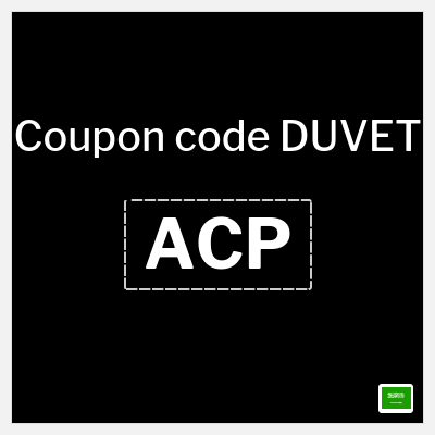 Coupon discount code for DUVET Exclusive 5% OFF