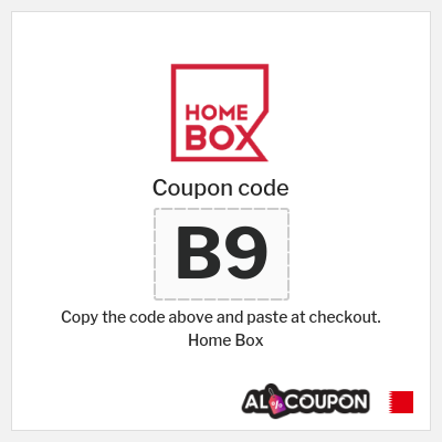 Coupon for Home Box (B9)
