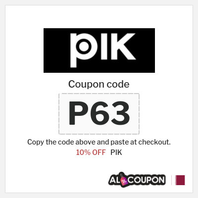 PIK Coupon (P63) PIK promo code 2025