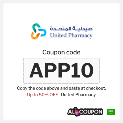 Coupon for United Pharmacy (APP10) Up to 50% OFF