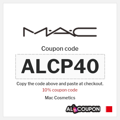Mac cosmetics promo code 2025 10 off all items
