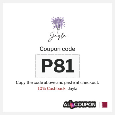 Coupon discount code for Jayla 10% Cashback