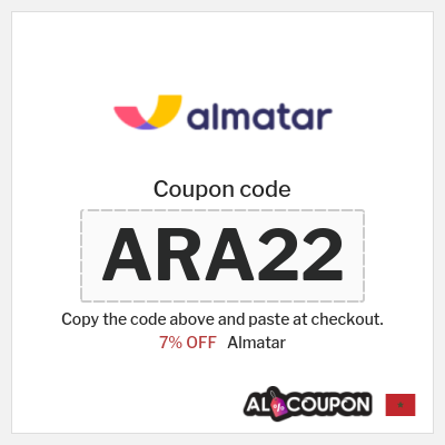 Coupon for Almatar (ARA22) 7% OFF