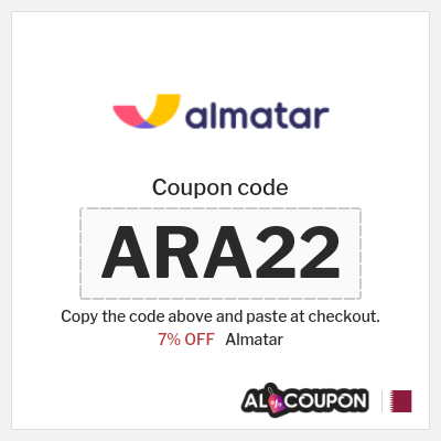 Coupon for Almatar (ARA22) 7% OFF