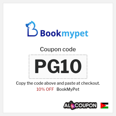 Coupon discount code for BookMyPet 10% Coupons