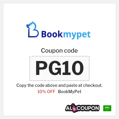 Coupon discount code for BookMyPet 10% Coupons