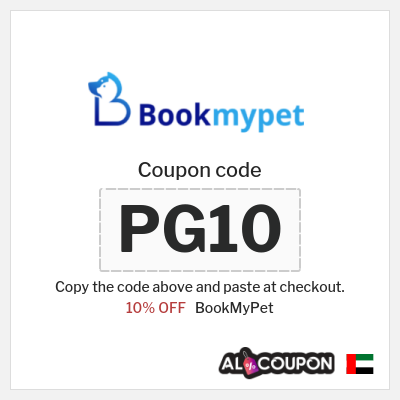 Coupon for BookMyPet (PG10) 10% OFF