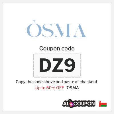 Coupon discount code for OSMA Up to 50% Coupons
