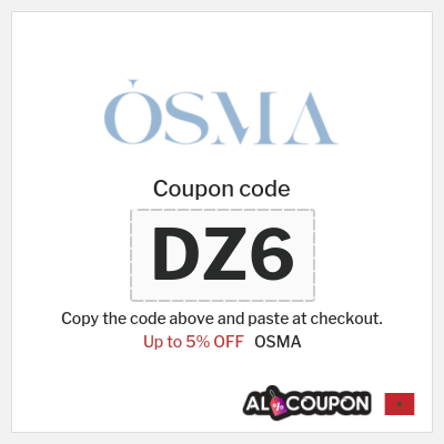 Coupon discount code for OSMA Up to 5% Coupons