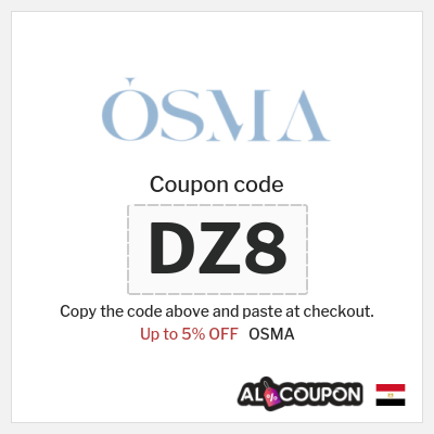 Coupon discount code for OSMA Up to 5% Coupons