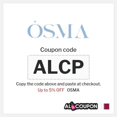 Coupon discount code for OSMA Up to 5% Coupons