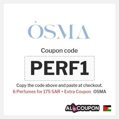 Coupon discount code for OSMA 5% Exclusive Coupons